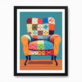 Nans Corchet Chair  Art Print