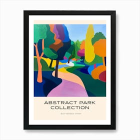 Abstract Park Collection Poster Battersea Park London 5 Art Print