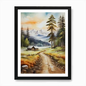 Country Road 1 Art Print