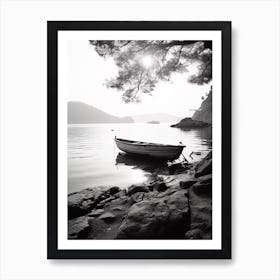 Lerici, Italy, Black And White Photography 4 Art Print