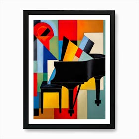 Abstract Piano Painting Art Print
