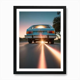 Mercedes-Benz Sl Art Print