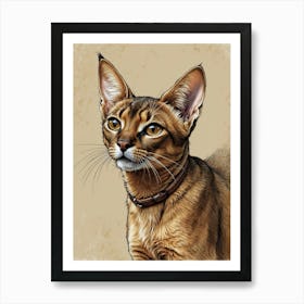 Bengal Cat 1 Art Print