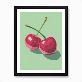 Cherry Illustration Art Print