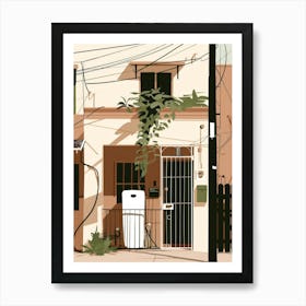 Illustration Of A House 2 Art Print