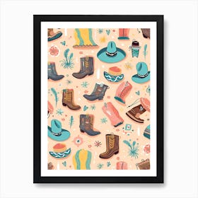 Western Pattern 3 Art Print