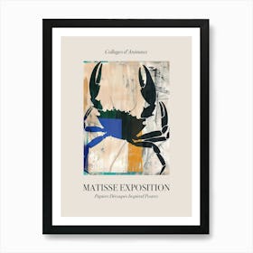 Crab 2 Matisse Inspired Exposition Animals Poster Art Print