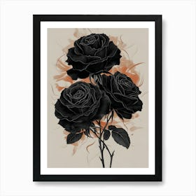 Black Roses Poster