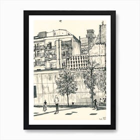 Barcelona Raval Art Print