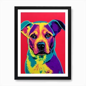 Berger Picard Andy Warhol Style Dog Art Print
