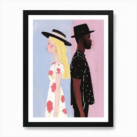 Man And A Woman 9 Art Print