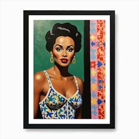 African American Woman 1 Art Print