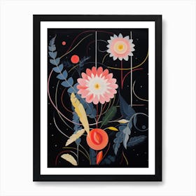 Everlasting Flower 1 Hilma Af Klint Inspired Flower Illustration Art Print