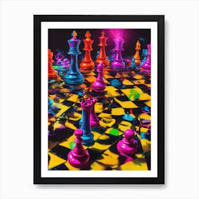 Chess Pieces 1 Art Print
