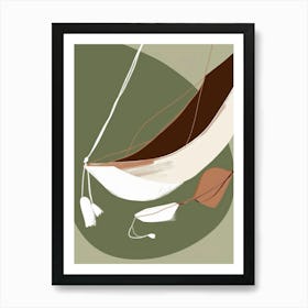 Canoe Illustration Art Print