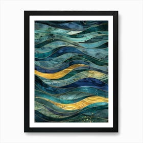 Ocean Waves 12 Art Print