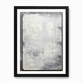 A Sheet Of Retro Style Old Fashioned Cardboard Textured Saturated In The Monochrome Grey Shades O (4) Art Print