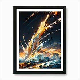 Abstract Painting 5 Art Print