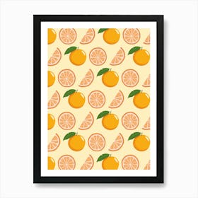 Oranges Art Print