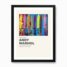Museum Poster Inspired By Andy Warhol 14 Art Print