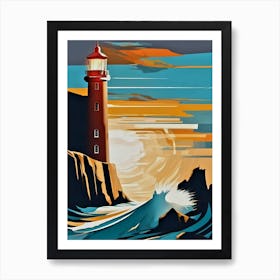 Finding the Path Lighthouse Art Print