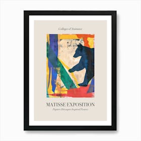 Bear 1 Matisse Inspired Exposition Animals Poster Art Print