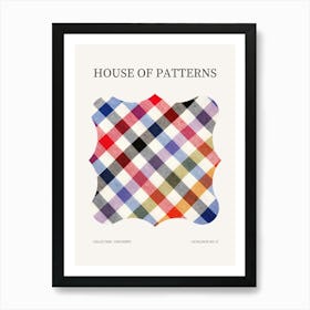 Checkered Pattern Poster 28 Art Print