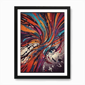 Abstract Painting 401 Art Print