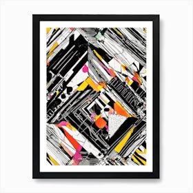 Abstract Geometric Pattern 2 Art Print