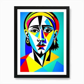 Abstract Portrait Of A Woman 1 Art Print