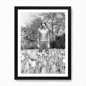 Francoise Hardy, Embankment 1968 Art Print