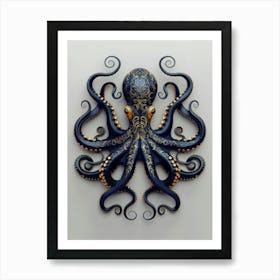 Octopus 6 Art Print