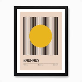 Bauhaus Yellow 1 Art Print