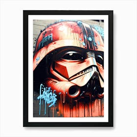 Star Wars Helmet Art Print