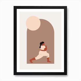 Yoga colorful III Art Print