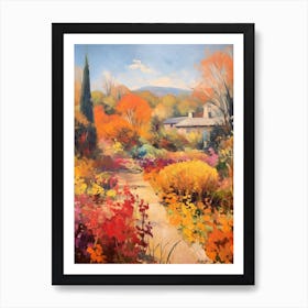 Autumn Gardens Painting Generalife Gardens Spain 3 Art Print