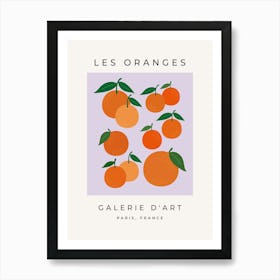 Les Oranges | 02 - Purple Art Print