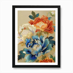 Chinese Flower Painting 58 Art Print