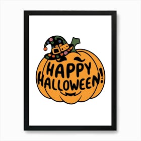 Happy Halloween 2 Art Print