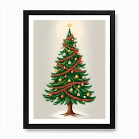 Christmas Tree Art 1 Art Print