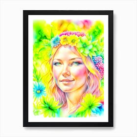 Flower Girl 1 Art Print