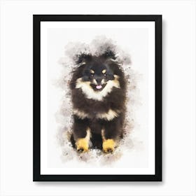 Pomeranian Dog 1 Art Print