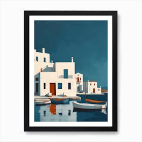 Volos Vision: A Study in Minimalism, Greece Art Print