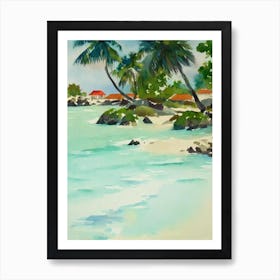 Aruba Watercolour Tropical Destination Art Print