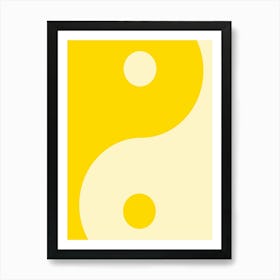 Yin Yang Symbol 4 Art Print