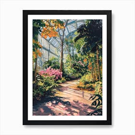 Kew Gardens London Parks Garden 9 Painting Art Print