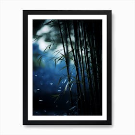 Bamboo Forest Wallpaper Art Print