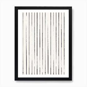 Black And White Stripes Art Print