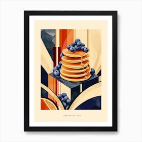 Breakfast Time Art Deco Poster 22 Art Print