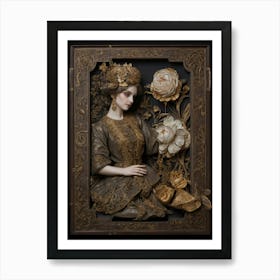 Portrait Of A Woman 1 Art Print